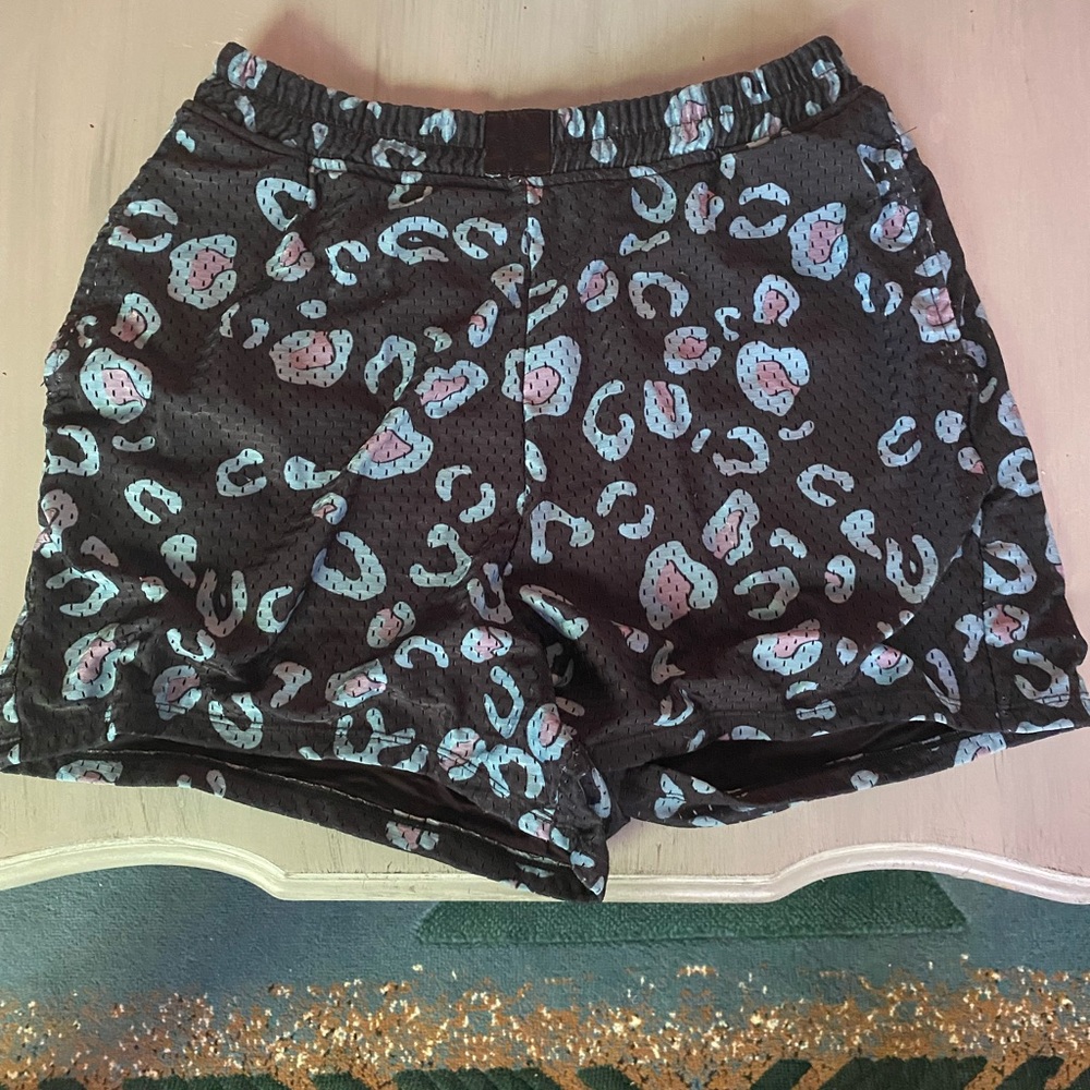 hot lava leopard bball shorts